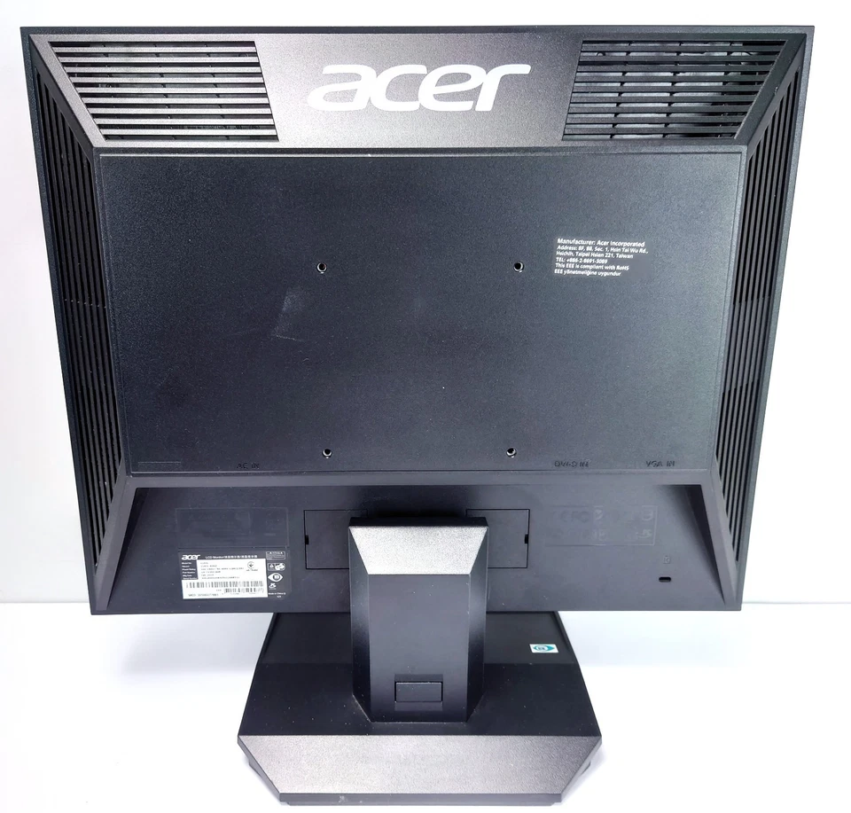 Acer V193L 19 Zoll LED LCD Display 5:4 PC Monitor DVI VGA 1280x1024 Win. 98/XP/7 - Bild 4 von 4