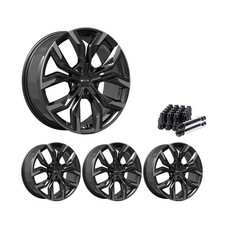 Set of 4 17" Gloss Black Alloy Wheel Rims 5x114.3 fits Toyota RAV4, RTXS7 5Lug