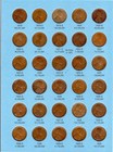 (84) Coins Lincoln Wheat Cent 1909-1940 In Whitman 3 Page Album - Book # 9004 — photo 6