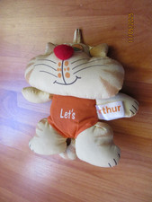 Vintage 80's Russ Berrie Co 7" Arthur Cat Let's... NOS