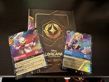 2026 Disney Lorcana Archazias Island Rapunzel AND Donald Duck Epcot Promo Card