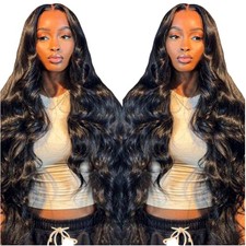 Effortless 26-Inch Glueless Human Hair Wig - Pre-Plucked HD Lace Closure