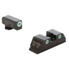 AMERIGLO Green White Outline Front/Green Black Outline Rear Night Sight Set