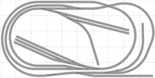 Bachmann E-Z Track Train Layout #042D Train Set HO Scale 5' X 10' DCC Switches
