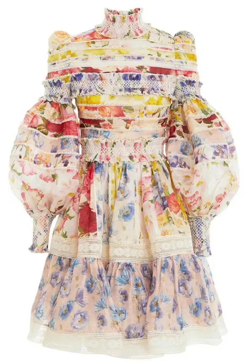 Zimmermann Wonderland Smock Mini Dress, Size 0, Never worn, New with tags |  eBay