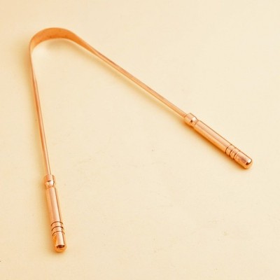 Isha Life Pure Copper Zungenreiniger Zungenschaber für Mundhygiene