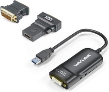 0 to HDMI/DVI/VGA Universal Adapter   Extend/Mirror up to 6 Monitors