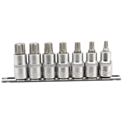 Draper Expert TX-STAR Plus Steckschlüssel-Bit-Satz 1/2'' Vierkant 55 mm 7-tlg.