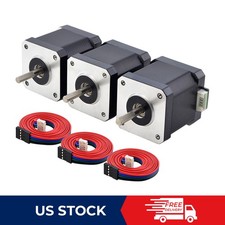STEPPERONLINE 3X Nema17 Stepper Motor 78oz.in 2A 48mm CNC Robot Reprap Makerbot