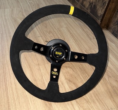 OMP Corsica 330 Aus Wildleder Eloxierte Speichen Sportlenkrad BMW