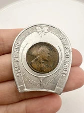 Keep Me And Never Go Broke Encased Penny 1928