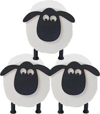 3PCS Sheep Toilet Roll Holder, Sheep-Shaped Toilet Paper Holder - Cute Lamb Desi
