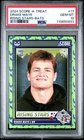 2024 Panini Score-A-Treat Drake Maye #17 Rising Stars Bats Green RC PSA 10