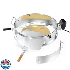 onlyfire Stainless Steel Multi-purpose Rotisserie and Pizza Combo