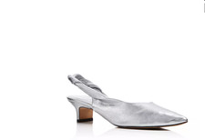 Sigerson Morrison Women's Melina Leather Kitten Heel Pumps , Size 8,5