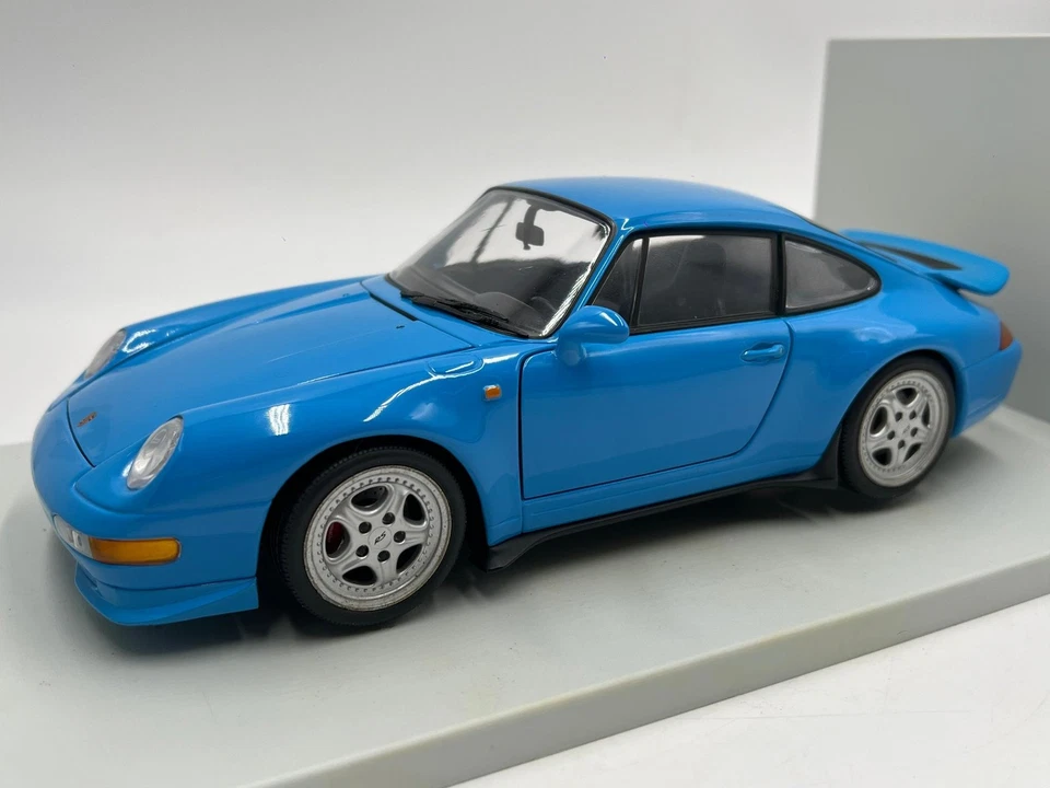 UT Models 1/18 Scale Rare Color Porsche 911 Carrera RS 993 Riviera Blue W/Box VH - Image 3 of 4