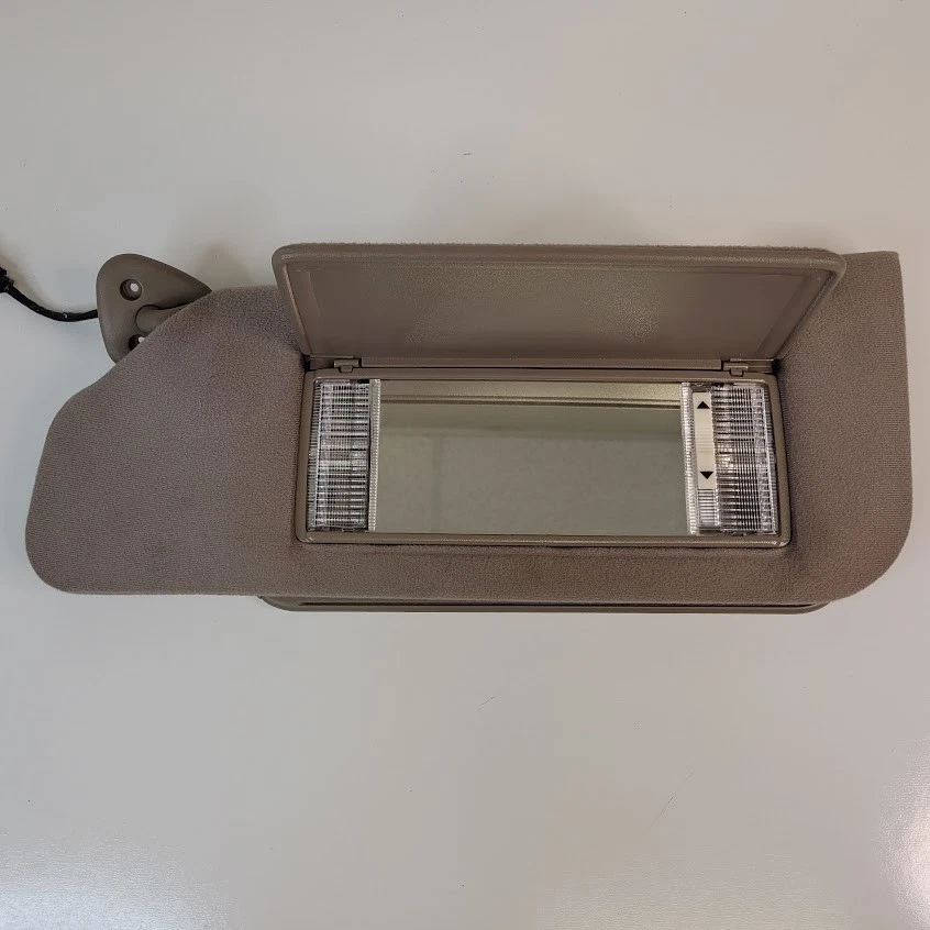 Buick Riviera 1995-1999 doble parasol lado del pasajero con espejo retrovisor topo OEM Foto 2 de 4