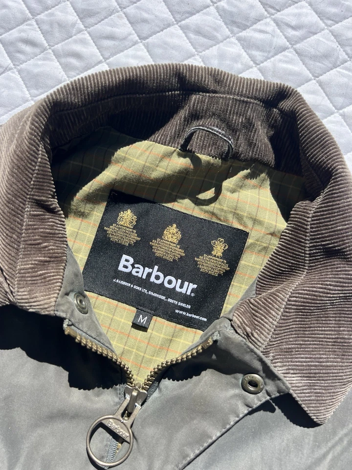 Водонепроницаемая куртка Barbour T342 BEAUCHAMP Chore TRAVEL размер средний оливковый зеленый - Изображение 4 из 4