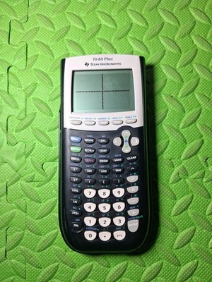 Texas Instruments TI-84 Plus Black Graphing Calculator W/ Cover