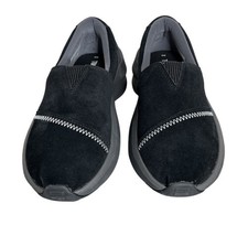 Toms X Krost Womens Alpargata Gamma Black Suede Slip-On Shoes 6