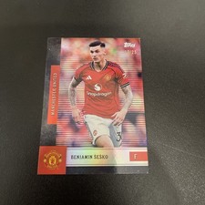 2025/26 Topps Manchester United Team Set Benjamin Sesko /25 Base