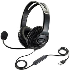 Noise Canceling Headset with Microphone For Skype Laptop PC Call Computer USB