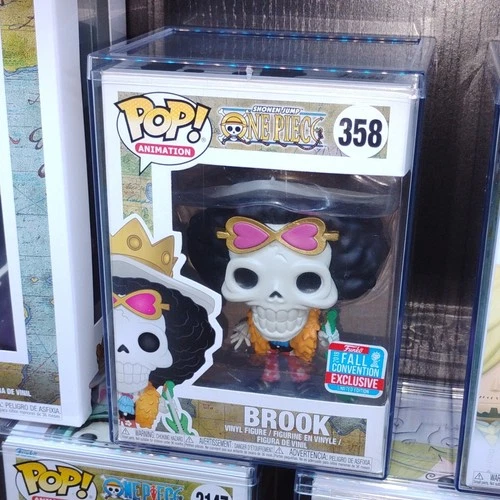 Funko Pop! One Piece Brook 2018 Fall Convention Exclusive #358- In Box Protector