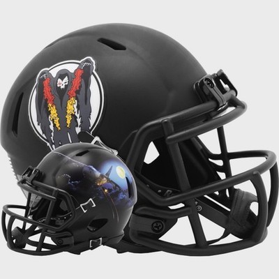 Air Force Falcons Ghost Rider C-130 Gunship Riddell NCAA Speed Mini Helmet