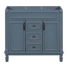Bathroom Vanity Cabinet with 2 Soft-Close Cabinet Doors and 2 Drawers