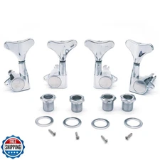 harpfeas 2R2L Electric Bass Guitar Sealed Tuning Pegs Tuners Machine Heads Tu