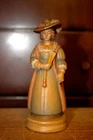 1970s ANRI CARVED WOOD D'ARTAGNAN MUSQUETEERS CHESS SET WHITE QUEEN REPLACEMENT