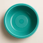 Vintage Fiesta HLC Made In USA Green Ceramic Bowl 5" Diameter Retro Kitchenware