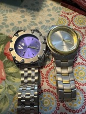 Gran Lote De 2 Relojes Para Hombre Ambos Tienen Baterías Hoy Añadiendo Reloj Fossil NC.