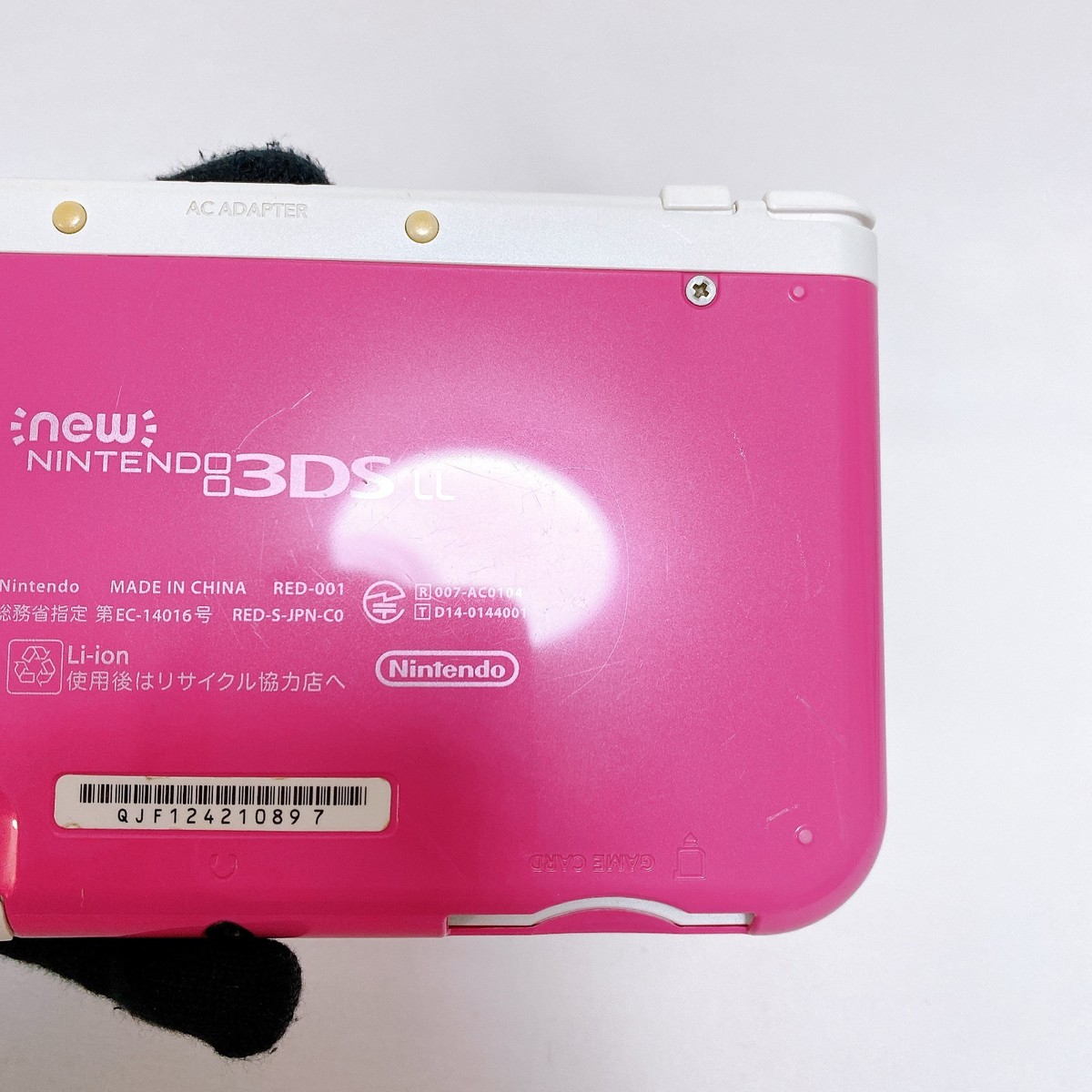 Dual IPS】New Nintendo 3DS XL LL Pink White Stylus Japan Tested