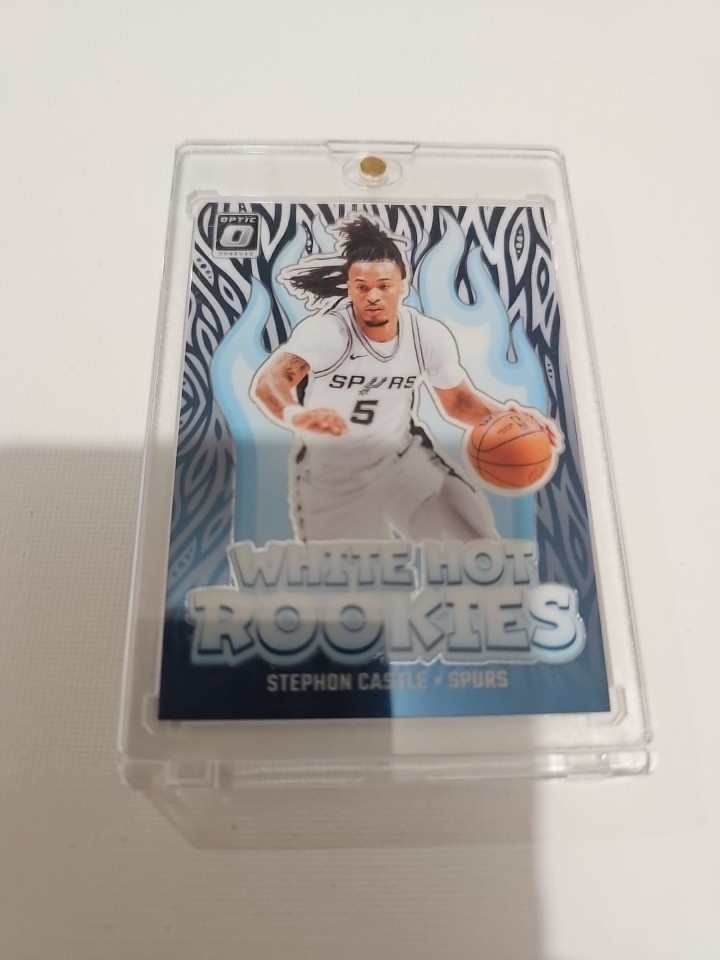 2024-25 Panini Donruss Optic Stephon Castle White Hot Rookies RC San Antonio