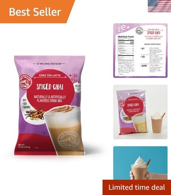 Spiced Chai Tea Latte Beverage Mix, 3.5 Pound Pack of 1