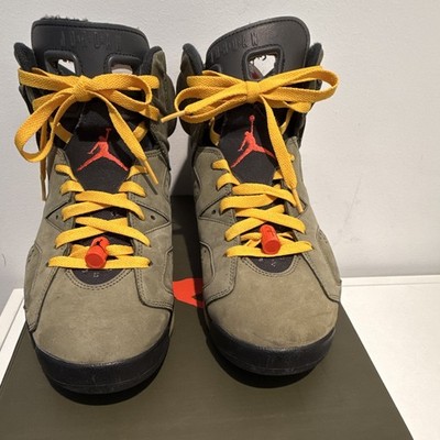 Jordan Air Jordan 6 Retro x Travis Scott Medium Olive Men s High Top CN1084-200