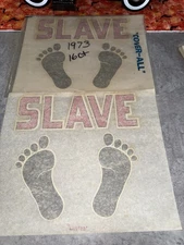 Vintage 1970s Lot Of 38 Iron-on Heat T-Shirt Transfers Disco Era Black Americana