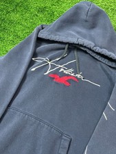 Hollister Must-Have Collection Navy Blue Pull On Hoodie, Women's M, Men's XS
