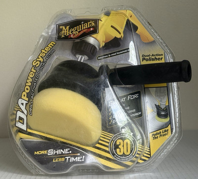 MEGUIARS G3500 DA POWERSYSTEM DUAL ACTION ANGLE POLISHER ATTACHMENT WAX COMPOUND
