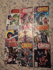 Lot of 9 Conan the barbarian Marvel comic books 1 90 To 194 And 198 To 201