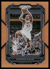 Nykesha Sales 21/99 2023-24 Panini Prizm WNBA Orange Connecticut Sun #48