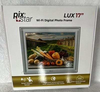 Pix-Star Lux 17'' Wi-Fi & Cloud Digital Photo Frame.  Great Mother s Day Gift!