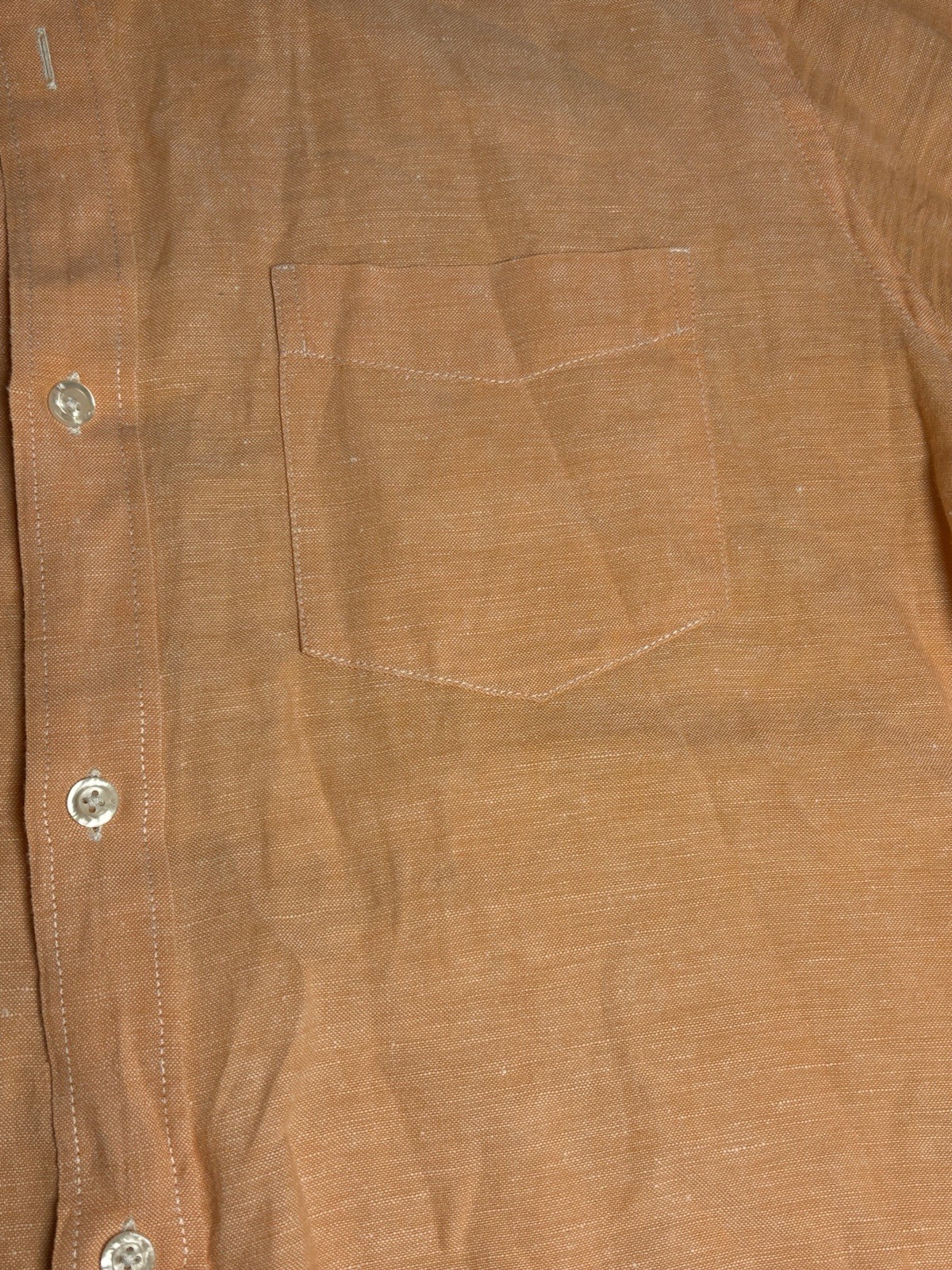 GAP Classic Tailored Button Down Long Sleeve Oran… - image 2