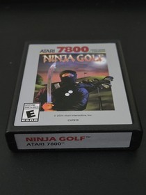 Ninja Golf (Atari 7800, 2024) TESTED WORKING Protection Sleeve 