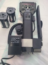 METZ 45 CT-5 FLASH-2 pacchi batteria-caricabatterie-manuale-staffa-Metz SCA 301-W/Cavo 