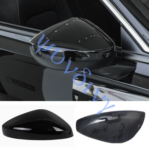 >Side Mirror Cover 2022-24 For Honda Civic Black Right Without Turn Signal Hole