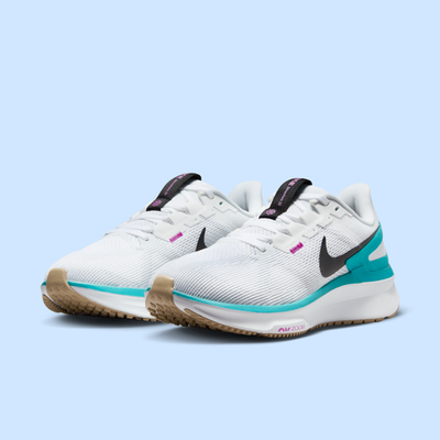 Nike Air Zoom Structure 25 White Blue DJ7884-103 Women's Size 10
