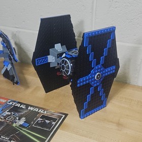 LEGO Star Wars TIE Interceptor 6206, TIE Fighter 7263 Sets w/ Manuals NO FIGURES