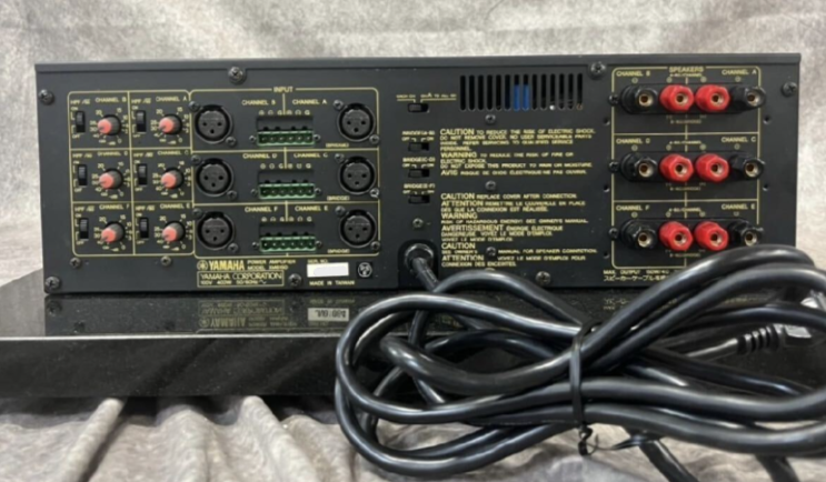 YAMAHA XM6150 Power Amplifier 6ch AC100V 50/60Hz High Quality